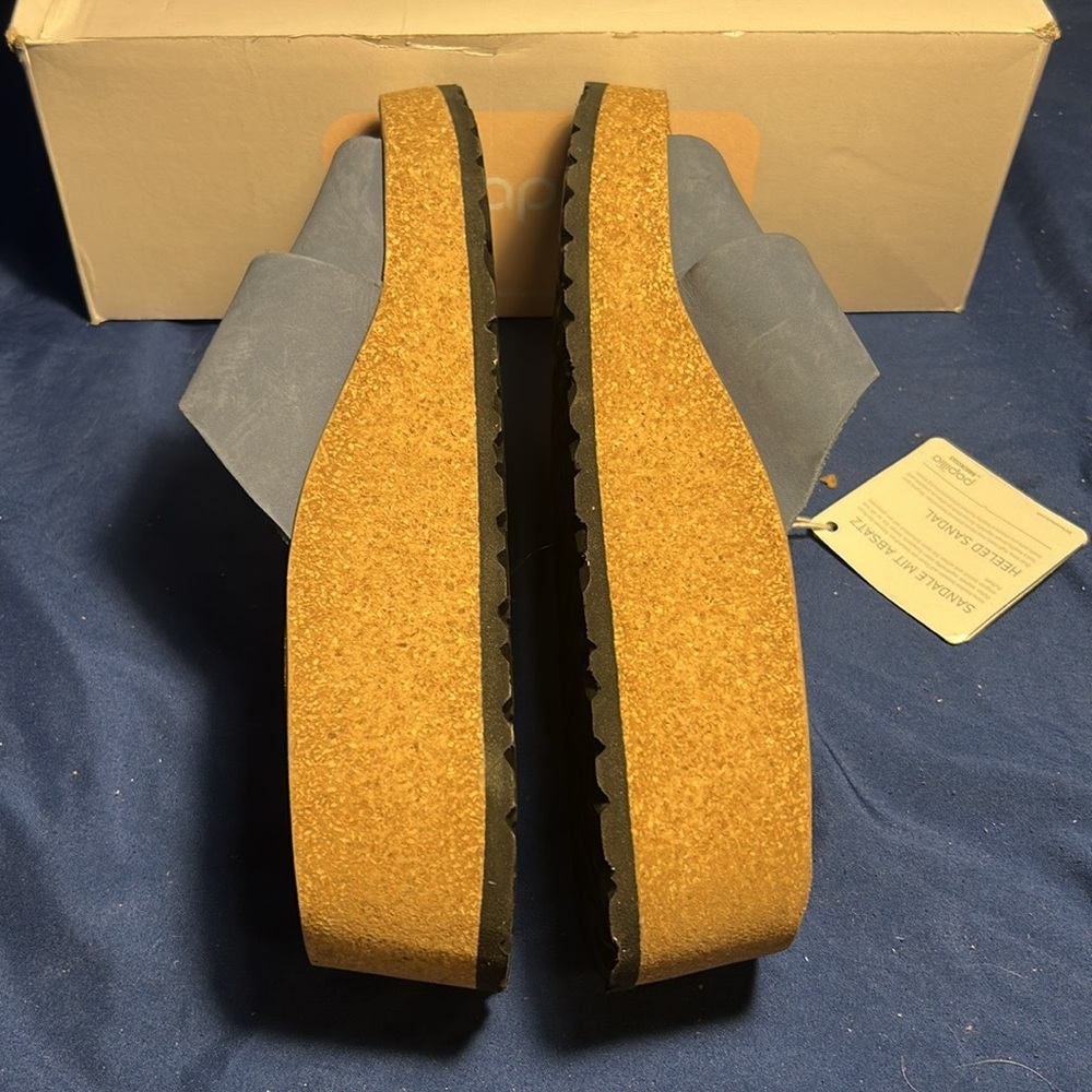 Papillio- sandals, blue, Almina 10 narrow new - Picture 3 of 5